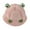 Pink, variant on Women Autumn Winter Plush Fisherman Hat Cartoon Frog Warm Flannel Basin Hat Thickened Hat