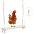 thumbnail image 4 of LargePineSwingStandforChickensParrots,39.5x7x109cm,SafetyToy,PlayChew,NaturalMaterial, 4 of 5