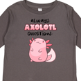 thumbnail image 4 of Inktastic Always Axolotl Questions Cute Curious Axolotl Boys or Girls Long Sleeve Toddler T-Shirt, 4 of 5