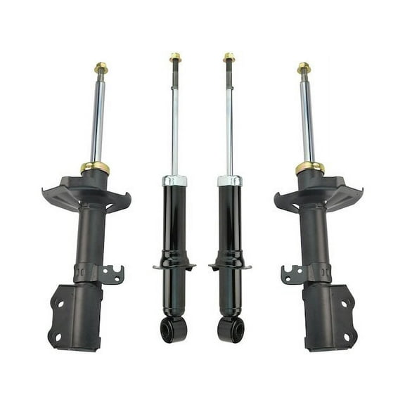 Front and Rear Suspension Strut and Shock Absorber Assembly Kit 4 Piece - Compatible with 2003 - 2008 Toyota Corolla 2004 2005 2006 2007