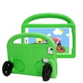 thumbnail image 4 of Allytech Kids Case for Samsung Galaxy Tab A7 10.4" SM-T500 T505 T507, Silicone EVA Cute Car Design Hanlde Stand Shockproof Lightweight Kids Friendly Case for Girls Boys - Green, 4 of 6