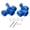 Blue, variant on Rupoun 1 Pair Front Steering Knuckle Aluminum Alloy RC Car Upgrade Parts for KRATON 8S Outcast 8S 1/5 RC Car Red (5.91 inches / 15 cm)[cite: 1]