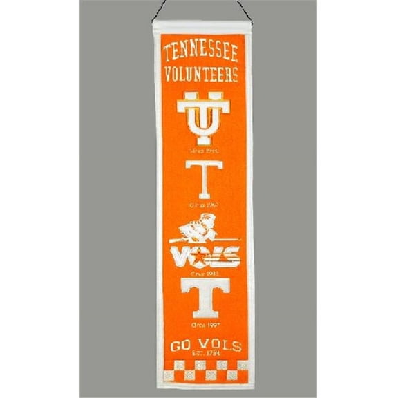 Tennessee 8"x32" Wool Banner Heritage