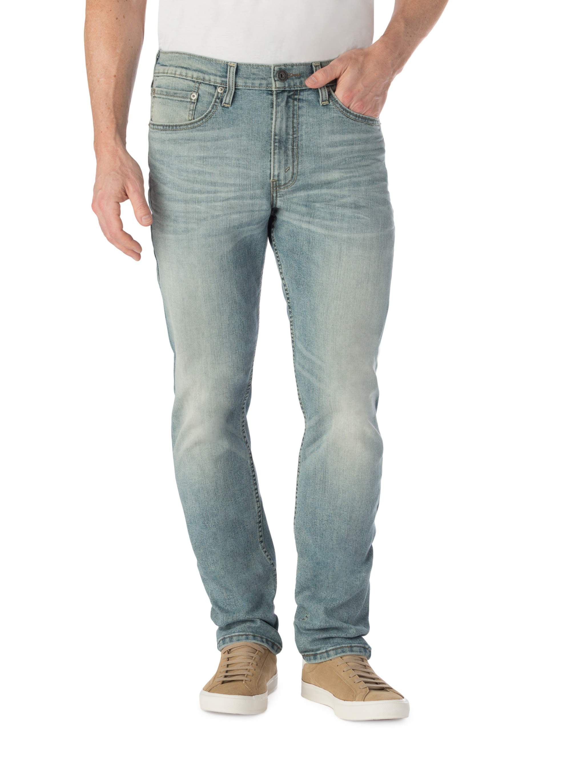Introducir 66+ imagen signature levi strauss co men’s slim straight jeans