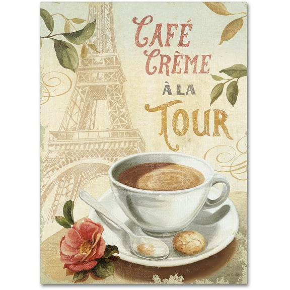 Trademark Fine Art "Cafe in Europe II" Canvas Art by Lisa Audit