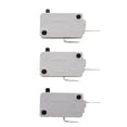 thumbnail image 1 of Interruptor de puerta de horno microondas KW3A, 16A, 125V/250V, interbloqueo de puerta (2 normalmente abiertos y 1 normalmente cerrado), 1 of 5