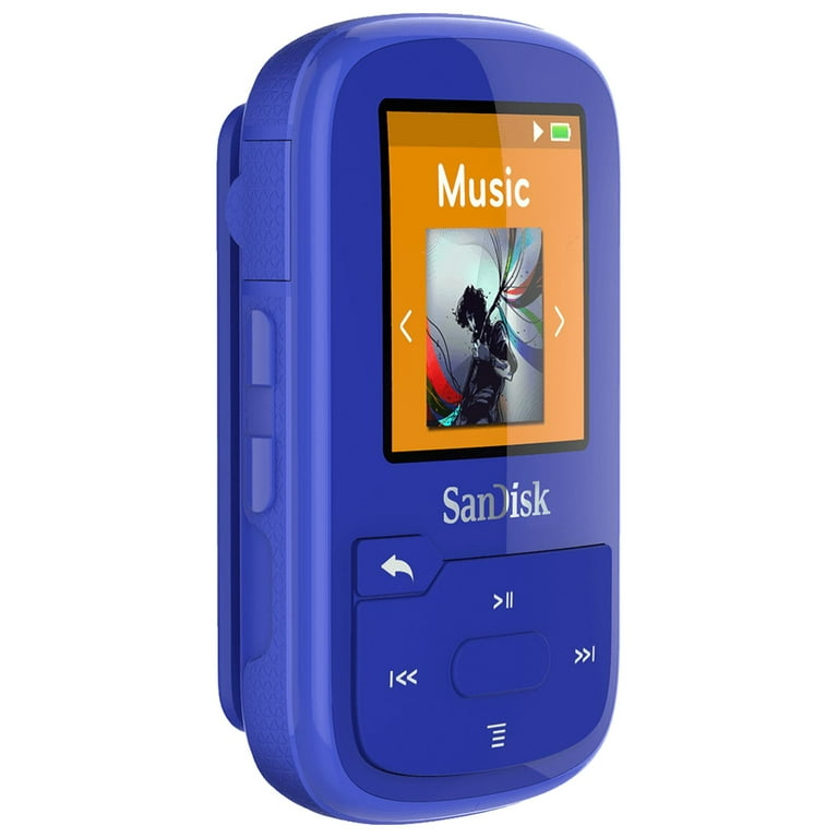 SanDisk 32GB Clip Sport Plus MP3 Player (Blue) SDMX32-032G-G46B