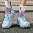 thumbnail image 4 of BINQER Men's Basketball Shoes Breathable Colorful Volleyball Sneakers with Mesh Upper Non Slip Rubber Indoor Shoe, 4 of 7