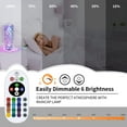 thumbnail image 4 of Hongchun Crystal Table Lamp, 16 Color Changing USB Ports, Pink Diamond Acrylic Lamp with Touch and Remote Control, LED Crystal Touch Lamp, Bedside Lamp for Decoration, Bedroom, Living R, 4 of 5