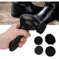 thumbnail image 1 of Pulidora de limpieza eléctrica portátil, máquina pulidora de zapatos eléctrica Pulidora de zapatos de mano con batería recargable y kit de adaptador de cargador LingWen 8390614605008, 1 of 1