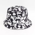 thumbnail image 2 of CoCopeaunts Black White Bucket Hat Reversible Men Fisherman Hat Summer Sun Protection Packable Basin Hat for Adults Teens, 2 of 8