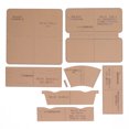 thumbnail image 2 of Plantilla de billetera larga ANGGREK Acrílico 8 Piezas Para Manualidades, 2 of 8