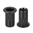 thumbnail image 7 of M5 Rivet Nuts Carbon Steel Zinc-Plated Knurled Flat Head Threaded Insert Nut Black 100 Pcs, 7 of 7