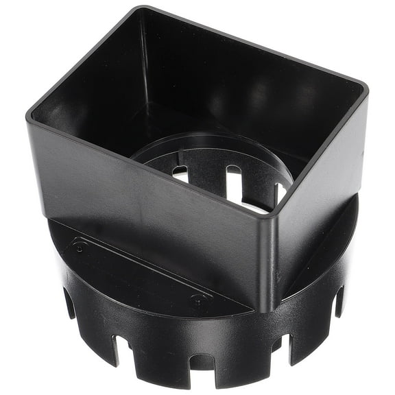 jojofuny Downspout Diverter Black 1Pcs 4.91x4.91x3.93in