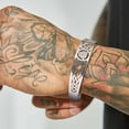 thumbnail image 7 of Stainless Steel Celtic Bracelet - Viking Bangle with Valknut, 7 of 7