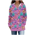 thumbnail image 2 of LOVZFMLL Cardigan pour Femmes Décontracté Imprimé de Noël Cardigan Tricoté Veste à Boutons, 2 of 6