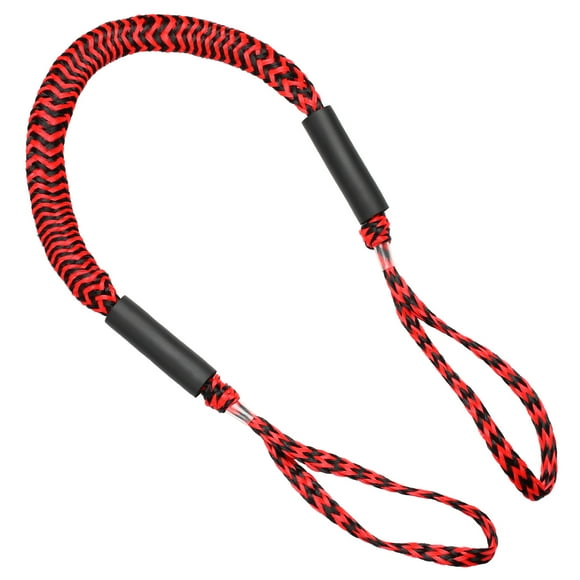 Bungee Boat Dock Line 5ft Stretched Length PP Docking Lines Mooring Rope Boat Accessories for