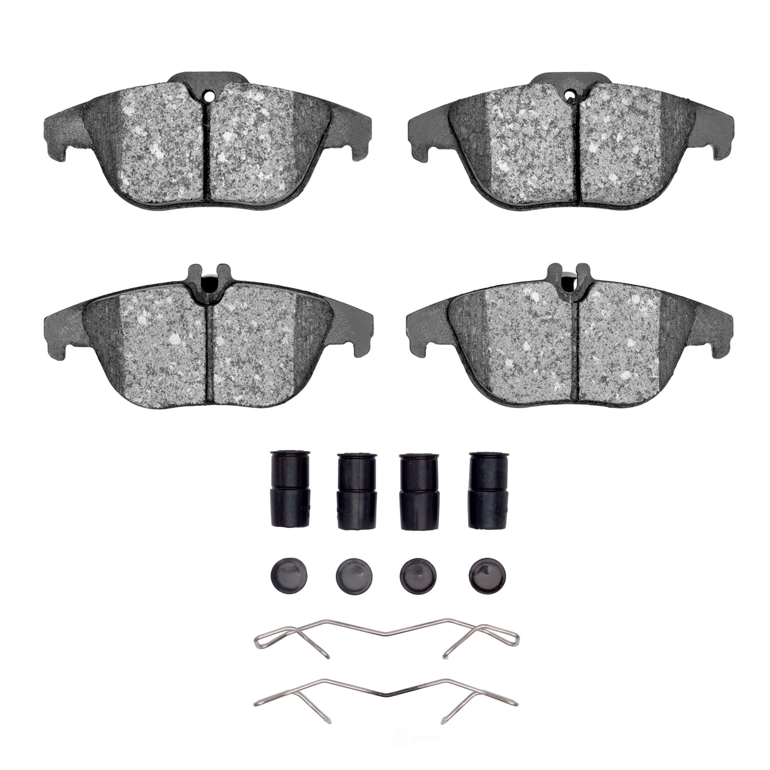Dynamic Friction Company 1600-1341-01 DFC EURO 5000 Ceramic Brake Pads and Hardware Kit
