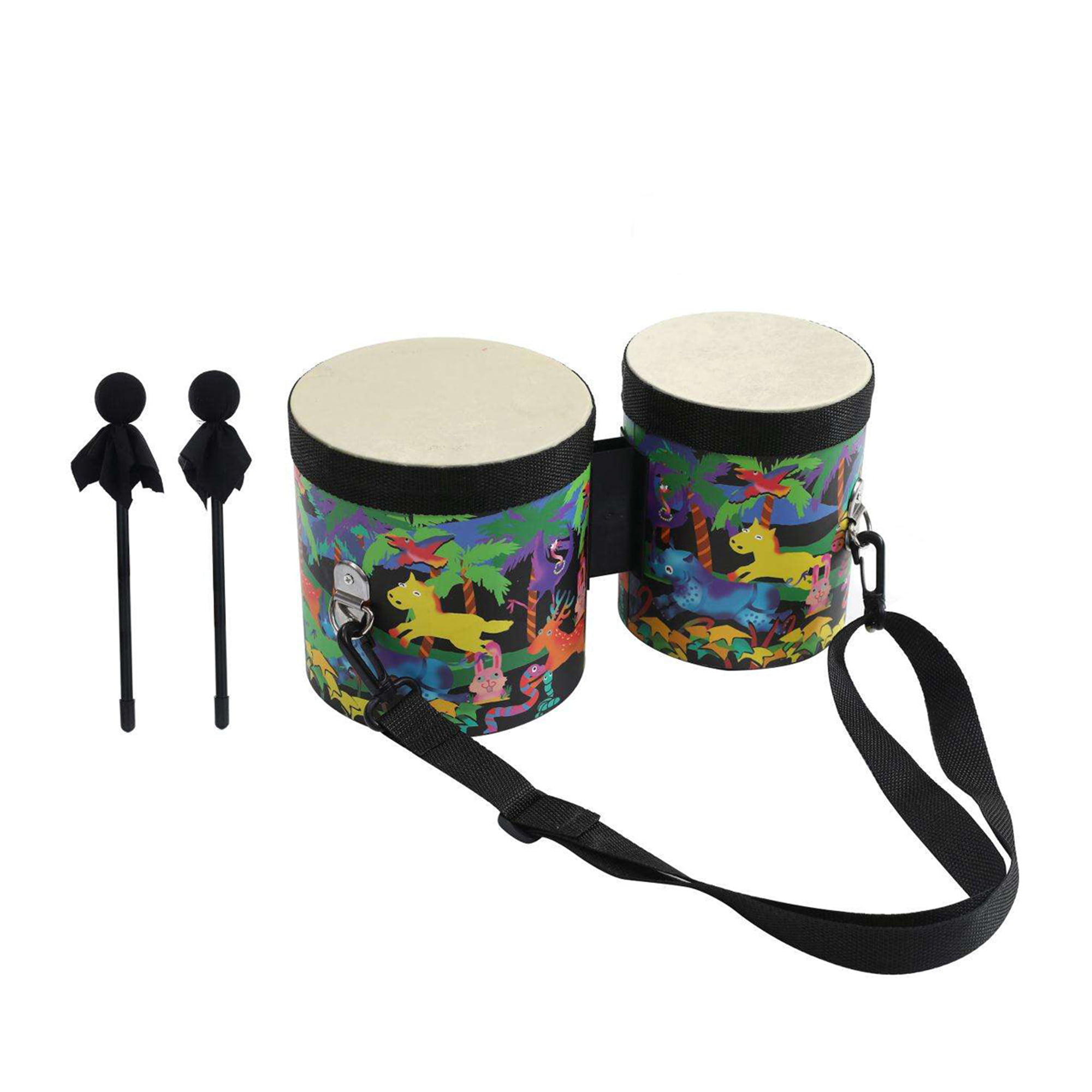 Rhythm Band Bongos Junior 6 in Dia RB1301 H x 5 in and 4-1/4 in