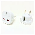 thumbnail image 4 of Travel Adapter - British 3 Pin White - UK Standard Plug to European Standard Plug,, 4 of 5