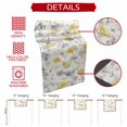 thumbnail image 5 of Yellow Grey Botanical Table Runner 72 Inches Long, Spring Floral Watercolor Cotton Linen Table Runners Dresser Scarves, Decorative Fabric Tabletop Scarf Furniture Cover for Home Dinner Party 13"x72", 5 of 8