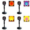 thumbnail image 2 of Electronicheart Sunset Rainbow Projection Lamp 5W Wall 180° Rotating Adjustable Background Projector Decorative Lamp No.01 NO1, 2 of 6