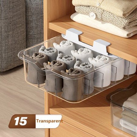 

Drawer Type Underwear Storage Box Closet Organizer Wardrobe Clothes Organizers Socks Box Bra Wardrobe Wall Storage Organizer
