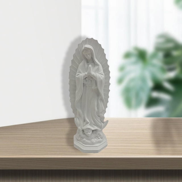 Estatua María, estatuas católica, María de resina de regalo católico, adecuadas para blanco Fernando estatua de la virgen maría
