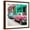 Brown Frame, variant on Art.com Cuba Fuerte Collection SQ - Old Cars Chevrolet Pink and Blue Stretched Canvas Print Wall Art by Philippe Hugonnard, 24" x 24"