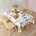 thumbnail image 4 of Princess Carriage Castle Pattern Rectangle Tablecloth 60"x120",Waterproof Polyester Rectangle Table Cloth, Wipeable Spillproof Polyester Tablecloth for Dining, Camping, Indoor and Outdoor, 4 of 6