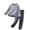 Gris2026 Ensembles9, variante sur oelaio Ensemble Détente pour Enfants 2 Pcs Ensembles de Pyjama en Modal à Blocs de Couleur T-Shirt à Manches Longues et Pantalon à Bas Resserré Pyjamas Doux Tenue de Détente Gris 11-12 Ans
