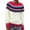 Red, variant on sususu Fall Sweaters for Women Ethnic Argyle Sweaters Colorful Striped Long Sleeve Crewneck Pullover Jumper Top,A01-Red,XXXXXL