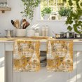 thumbnail image 4 of Orange Architecture Kitchen Towels Set of 2, Abstract City Vintage Modern Art Absorbent Dish Towels for Kitchen, Microfiber Hand Towel, Quick Drying Tea Towel for Cleaning Decorative Dishcloths, 4 of 7