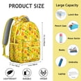thumbnail image 6 of Cute Badger & Stars Backpack - Waterproof School Bag for College, Stylish Bookbag with Padded Straps, Trendy Gift for Back to School, 6 of 6