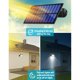 thumbnail image 3 of 106 LED Solar Lights Outdoor with Motion Sensor, IP65 Waterproof, 120° Beam Angle, Solar Wall Light for Garden with 5m Cable, 3 of 5