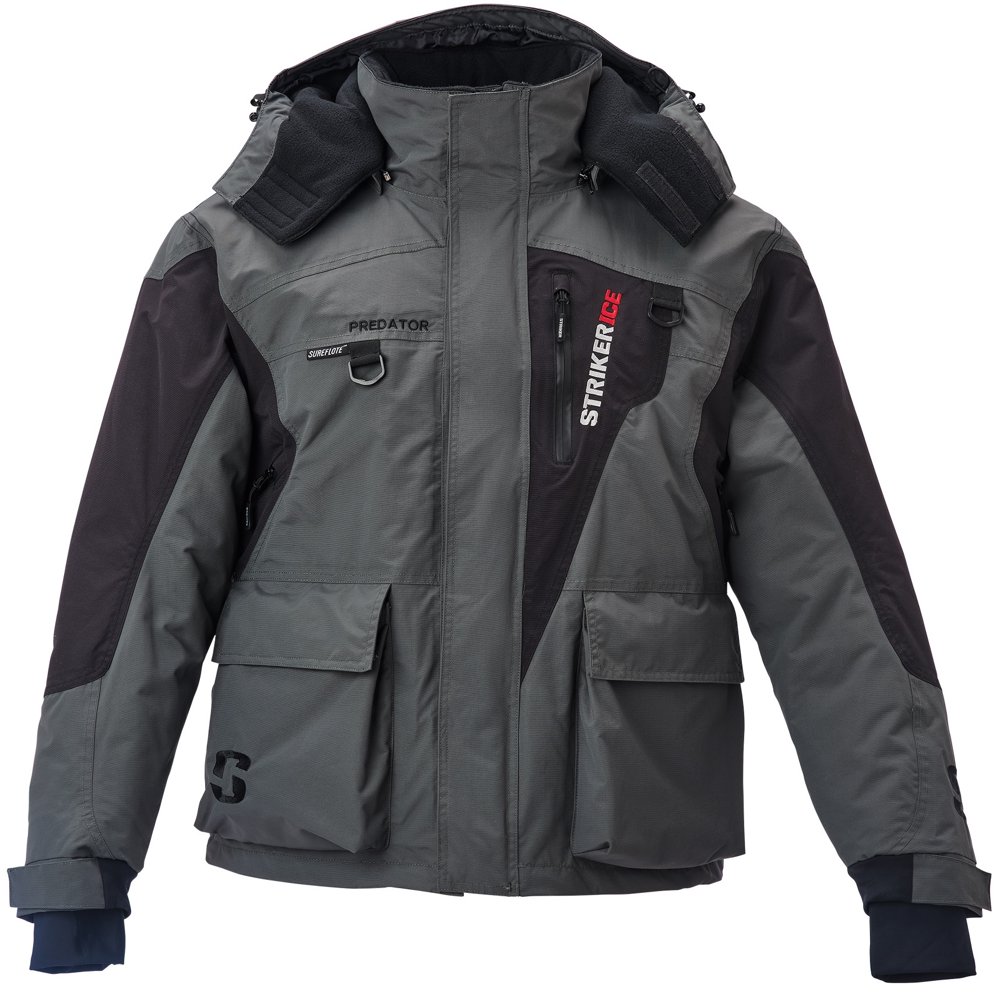 Striker STRIKER ICE Predator Jacket, Color Gray/Black, Size XL