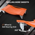 thumbnail image 1 of QinaQin Chariot de Voiture 4 Pcs, 5000 Lb Chariot de Déplacement Robuste, Orange, 1 of 7