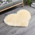 thumbnail image 2 of EIMELI Shaggy Rugs Decorative Non-slip Useful Bedroom Faux Wool Fluffy Mats, 2 of 5
