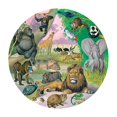 thumbnail image 2 of eeBoo Wildlife of Africa Round Puzzle, 1000 Pieces, 2 of 2