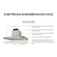 thumbnail image 5 of KOBE RA3836SQB-1 Premium 36-inch Under Cabinet Range Hood, 5 of 6