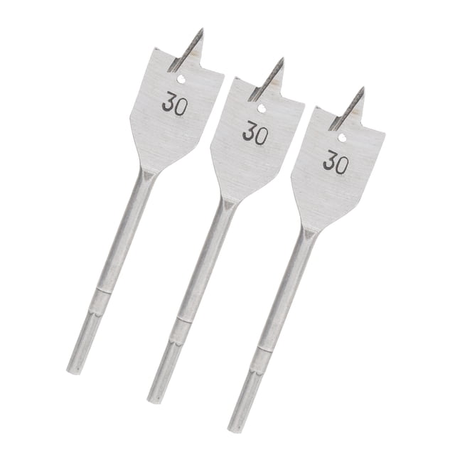 Broca de Madera Plana Jadeshay 3 Piezas Acero con Alto Contenido de Carbono