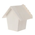 Wooden Bird Houses Wall Mounted Small Bird House with Perch for Outside