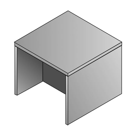 Office Star OSP Furniture Sonoma End Table 24L 24W 20H