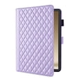 thumbnail image 2 of For Samsung Galaxy Tab A9 Plus 11.0 inch Release 2023 (SM-X210/SM-X215) Case, Rhombus Pattern Multiple Viewing Angles Stand Slim Folio Cover (Purple), 2 of 6