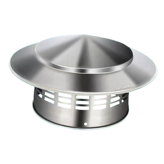 GROWTH TANK Fireplace Chimney Cap Pipe Cap Protector Rainproof Roof Vent Cap for Outdoor M