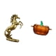thumbnail image 5 of Estatua de caballo, adorno de resina, tarro de dulces de cristal, plato decorativo de calabaza, escultura hecha a mano, adecuada para escritorio de of, 5 of 8