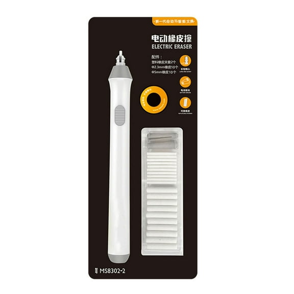 Electric Eraser Kits Electric Pencil Eraser Operated Electric Erasers with Refills for Drafting Sketching