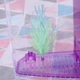 thumbnail image 4 of EeaseMX Mini acuario autolimpiable de escritorio, ecológico, cuadrado, para peces dorados, ideal para el hogar y la tienda (morado), 4 of 7
