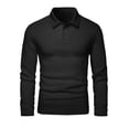 thumbnail image 5 of Vetsdori Sweatshirt Tshirts for Men Winter Long Sleeve Pullover Outdoor Casual Travel Plain Mens Tops Button up, 5 of 9