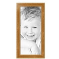 thumbnail image 2 of ArtToFrames 9" x 20" Bright Gold Picture Frame, 9x20 inch Gold Wood Poster Frame (WOM-4928), 2 of 7